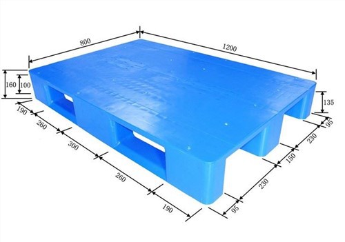 HDPEパレット3スキッドユーロプラスチックパレット